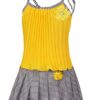 Girl's Self Design Top and Skirt Set - Image 3