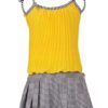 Girl's Self Design Top and Skirt Set - Image 4