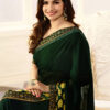 Green Georgette Saree - Image 2