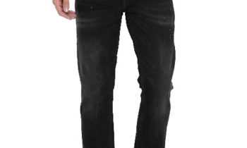 Black Regular Fit Clean Look Jeans