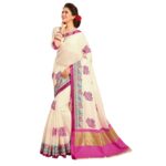 Kota Cotton Saree with Blouse piece