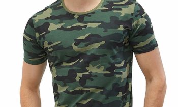 Men's Camouflage Round Neck T-Shirt